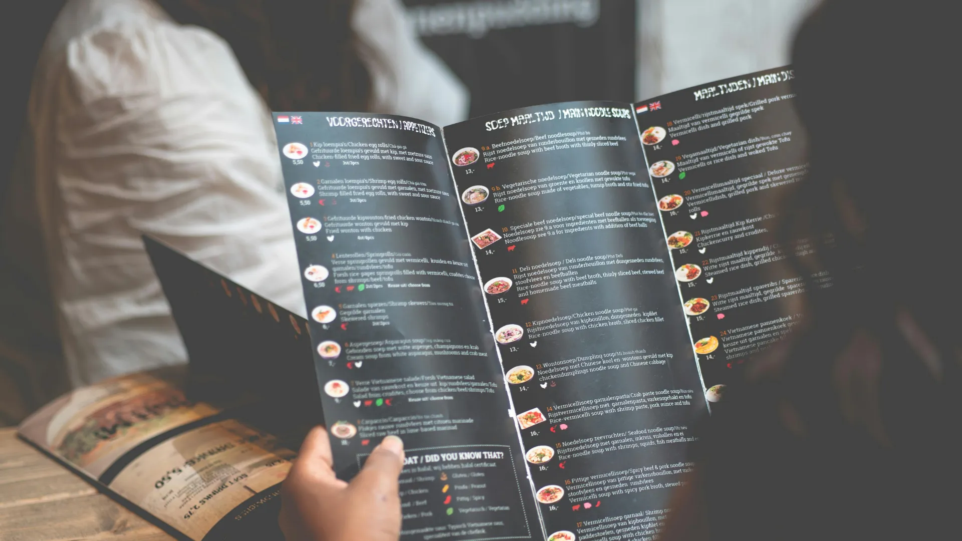 Premium Menu Card Printing in Dubai